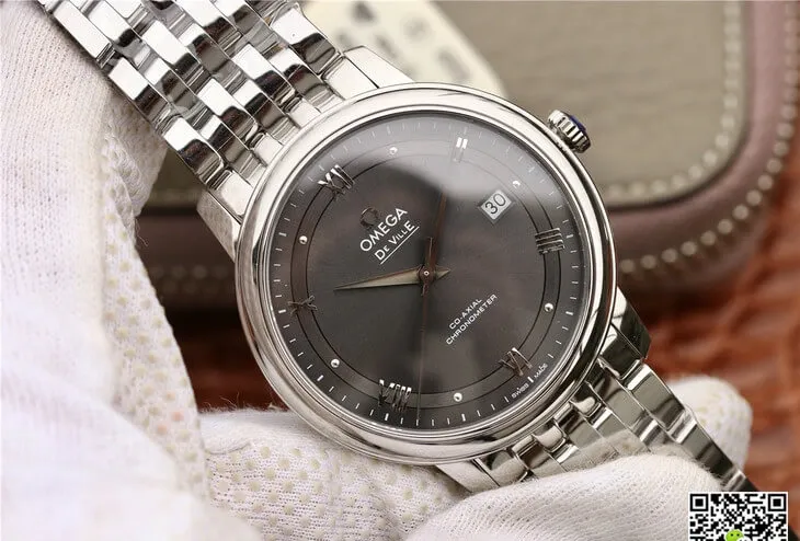 Omega De Ville 424.10.40.20.06.001 MKS Factory 1:1 Best Edition Replica Watch Black Dial